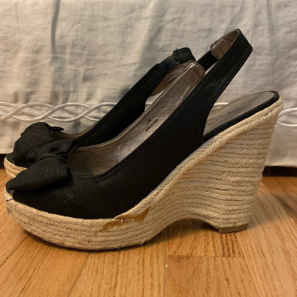 ♥️ Moda Spana Slingback Espadrille Wedges